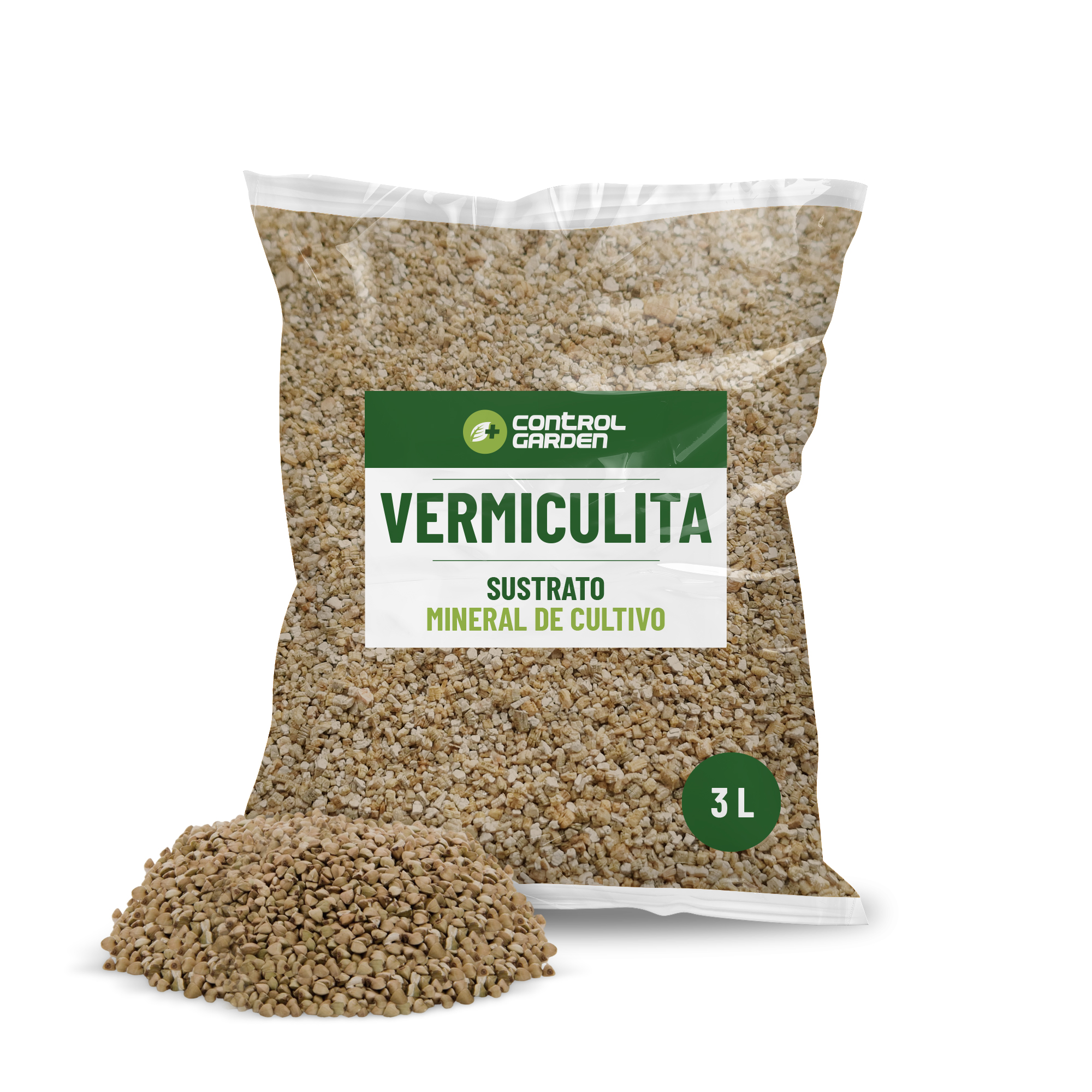 Vermiculita 3L · Sustrato mineral para plantas de interior y exterior
